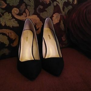 Classic Black Suede stilletos